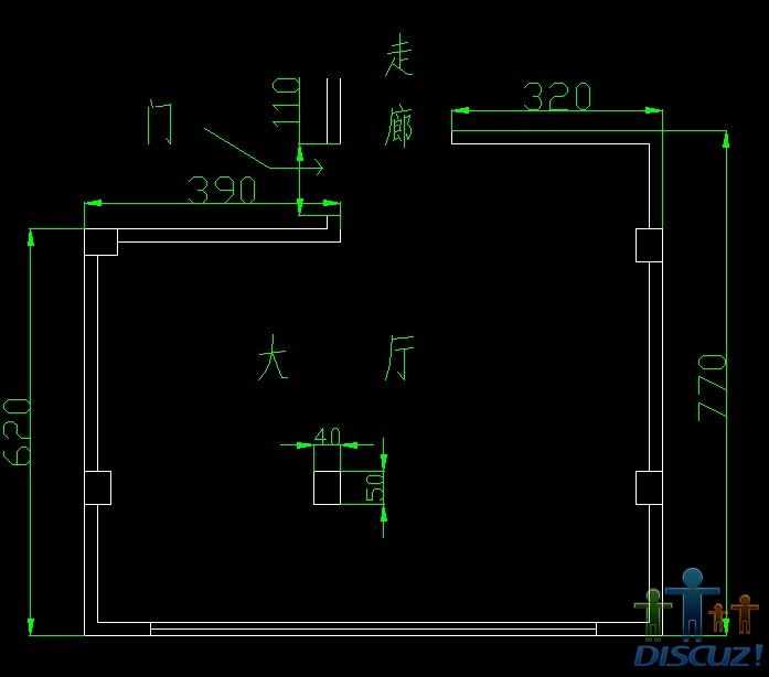 楼3.5高每层。这个是2楼大厅，上是东下是南