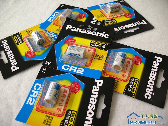 Panasonic CR2 电池，2007.2月生产，保质期10年。原价28元，现价20元