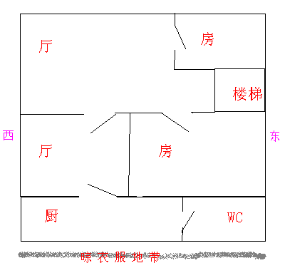 简单格局图，与实物为准，仅供参考^_^